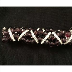 Genuine crystal stretch bracelet